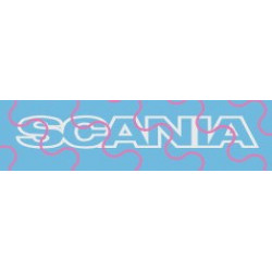 Scania Seitenfensterschrift
