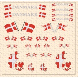 Flaggenset Dänemark