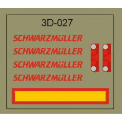 Schwarzmüller Palettenkasten vorn, schwarz