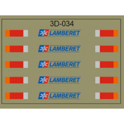 Lamberet SR1 Heckplatte , 5 Stück