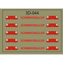 Schwarzmüller Heck 2, 5 Stück