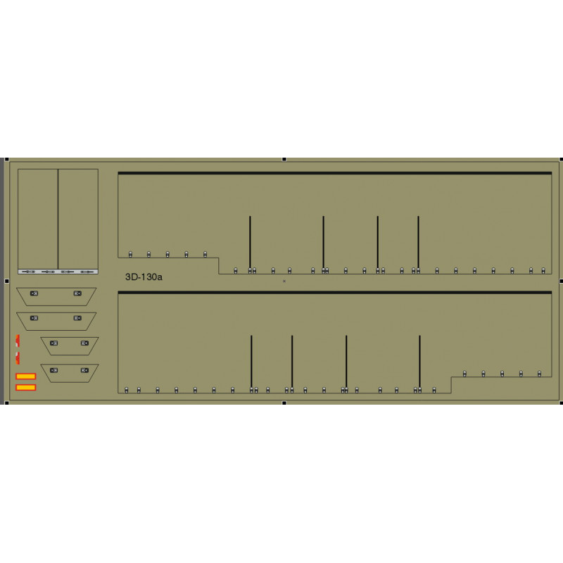 neutrale Decals zu 3D-130