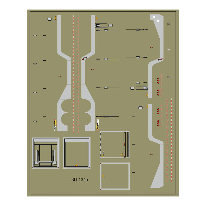 neutrale Decals zu 3D-134