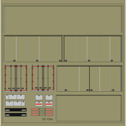 Decalsatz 3D-124a neutral