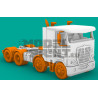 International 9870 Low Cab