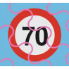 70km/h Schild